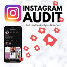 Load image into Gallery viewer, Instagram Audit